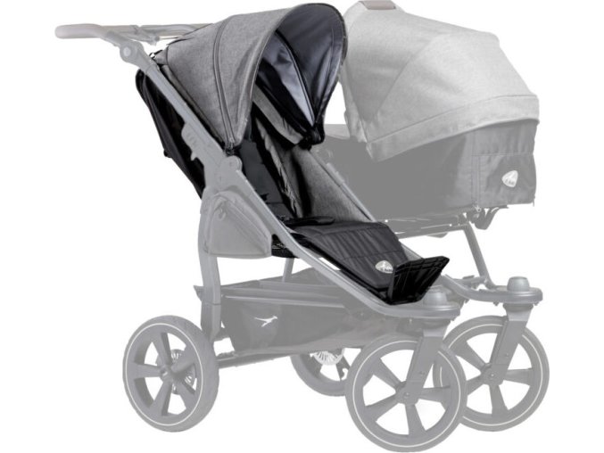 tfk Stroller seat duo2 prem. grey