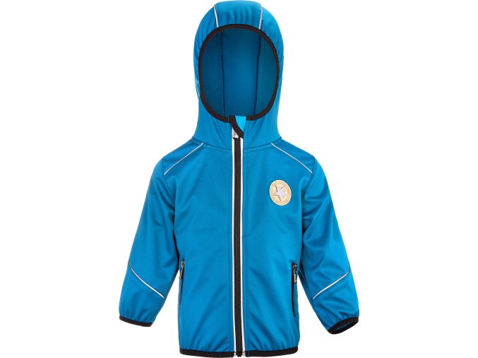 Little Angel bunda softshell STRETCH - petrolej (Velikost 86)