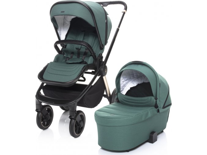 ZOPA Set kočárek Move Cross 2 + korba XL + adaptér (Varianta Antique Green/Gold)