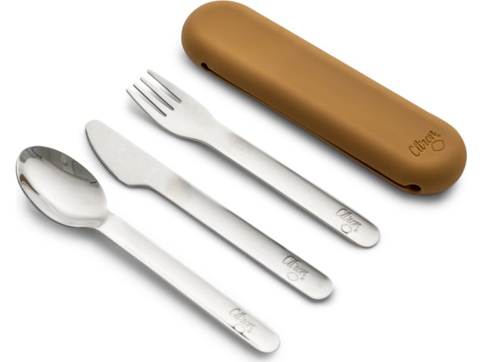 citron set priboru se silikonovym pouzdrem caramel