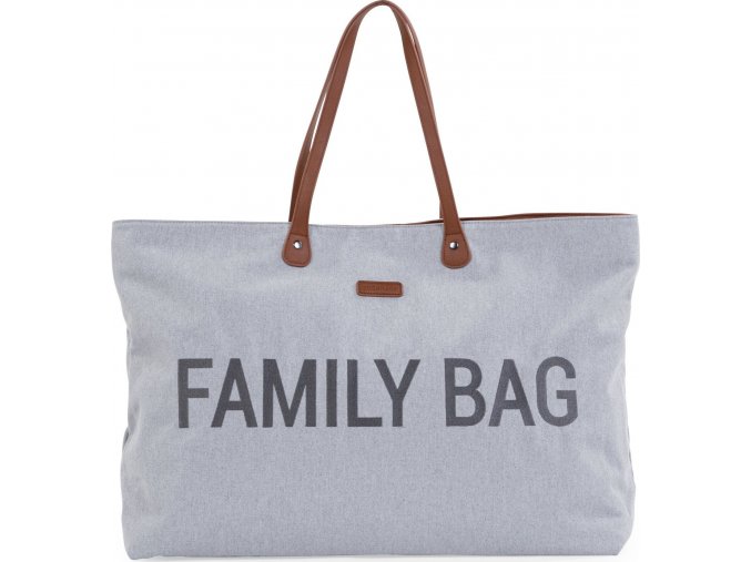 Childhome Cestovní taška Family Bag Canvas Grey