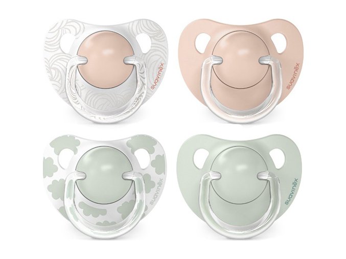 SUAVINEX | Dudlík anatomický silikon 0/6m 2 ks Dreams - růžový (Varianta SUAVINEX | Dudlík anatomický silikon 0/6m 2 ks Dreams - růžový )