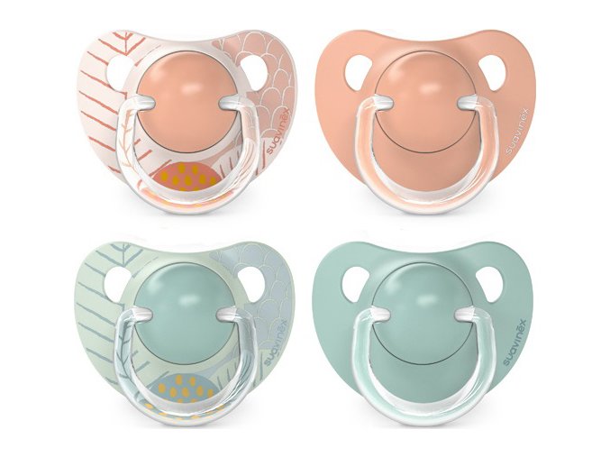 SUAVINEX | Dudlík anatomický silikon +18 m 2 ks Dreams - růžový (Varianta SUAVINEX | Dudlík anatomický silikon +18 m 2 ks Dreams - růžový)