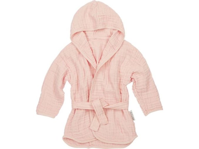 Mušelínový župánek 86/92 - Soft pink