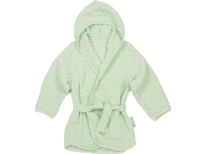 Mušelínový župánek 86/92 - Soft green