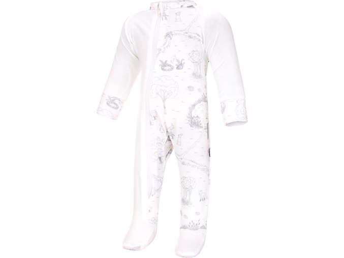 Little Angel overal tenký TISK DR Outlast® - bílá louka (Velikost 62)