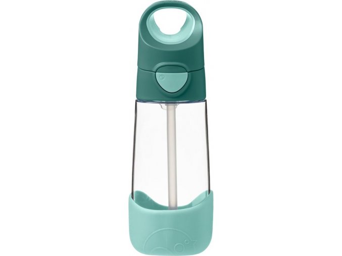 Lahev na pití s brčkem 450 ml - emerald forest