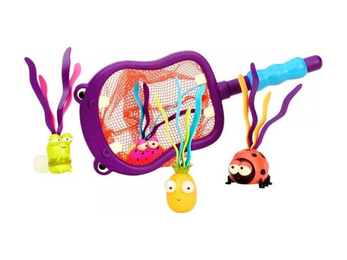 B-Toys Podběrák s hračkami potápění Hroch Hubba