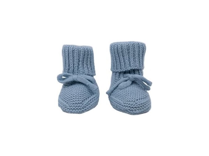 LODGER Slipper Knit Blue Fogg 0 - 6 měsíců
