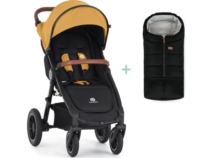 PETITEMARS PETITE&MARS Kočárek sportovní Street2 Air Oak Dense Honey + PETITE&MARS fusak Jibot ZDARMA
