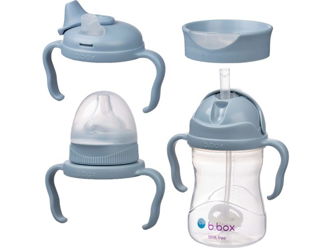Univerzální sada na pití - světle modrá 240 ml