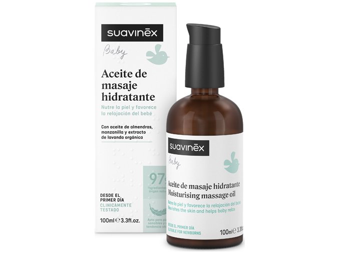 SUAVINEX | Masážní zvlhčující olej - 100 ml