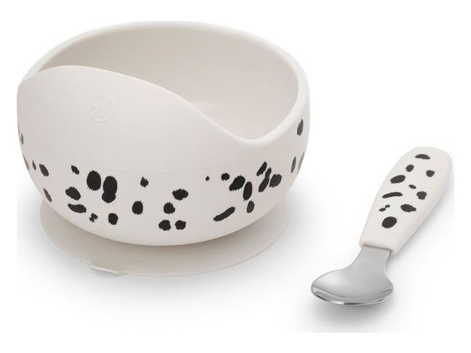 7333222020918 60245205416na silicone bowl set dalmatian dots pp