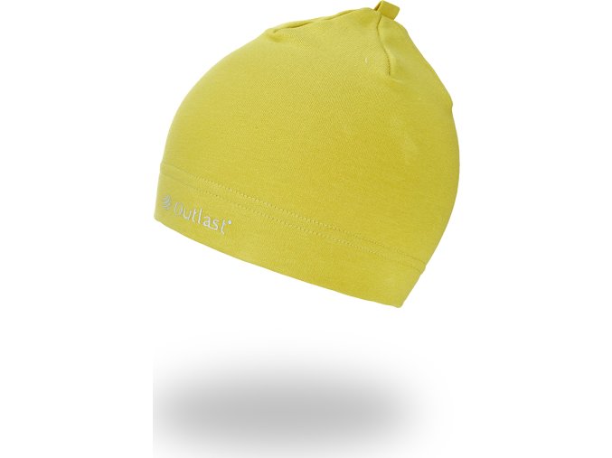 Little Angel Čepice smyk natahovací Outlast ® - žlutozelená (Velikost 1 | 36-38 cm)