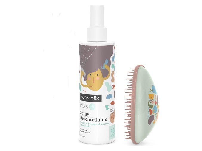 SUAVINEX |SET Dětský sprej na rozčesávání KIDS 250 ml+ hřebínek