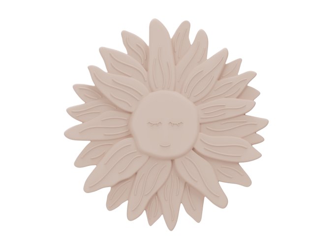 label label kousatko silikon sunflower pink
