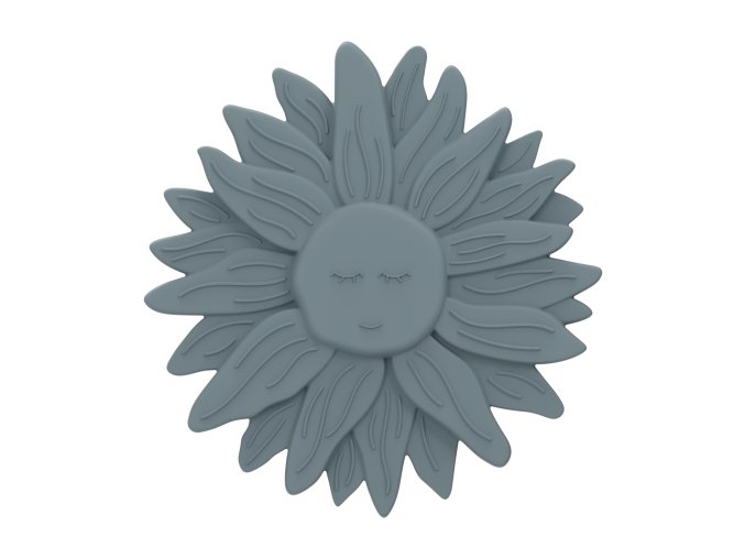 label label kousatko silikon sunflower blue