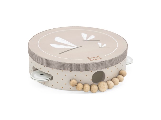 label label drevena tamburina nougat