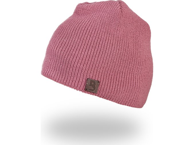 Little Angel Čepice pletená UNI Outlast ® - starorůžová (Velikost 5 | 49-53 cm)