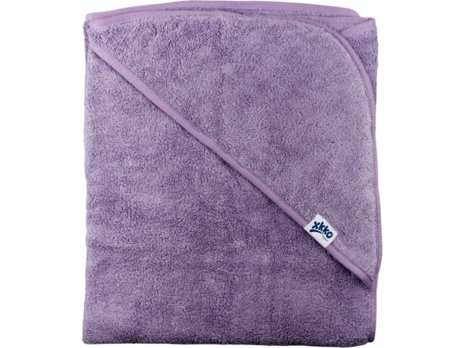xkko organichooded towel 90x90 lavender aura 8594216384020 m