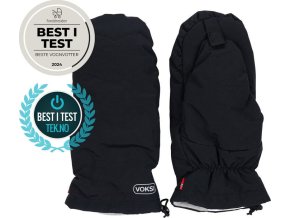 Voksi Voksi Stroller Mittens black light grey (Varianta Voksi Stroller Mittens black light grey)