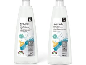 SUAVINEX | DEZINFEKCE A ČIŠTĚNÍ LÁHVÍ A DUDLÍKŮ 500 ml 2 kusy