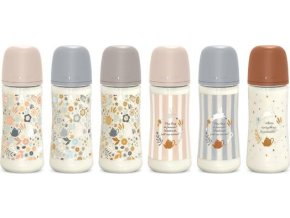 SUAVINEX | Kojenecká láhev WONDERLAND 360ml FYZIOL PRŮTOK L
