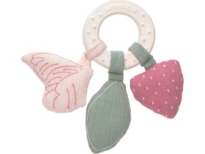 Lässig BABIES Teether Ring Natural Rubber 2022 butterfly