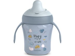 SUAVINEX | Nerozlitný hrníček BEAR 200 ml - MODRÝ