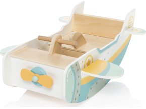 ZOPA Dřevěná montessori houpačka letadlo (Varianta Wood)