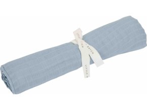 Little Dutch Plena zavinovací 120x120 cm Pure Denim Blue