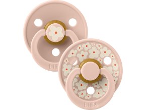 BIBS STUDIO Colour Jasmine cumlíky z prírodného kaučuku 2ks - veľkosť 2 Blush Mix