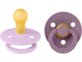 BIBS Colour cumlíky z prírodného kaučuku 2ks - veľkosť 1 Violet Sky / Mauve