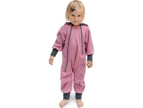ESITO | Teplákový overal rostoucí Warmkeeper Cyclamen pink (Velikost 68 - 74)