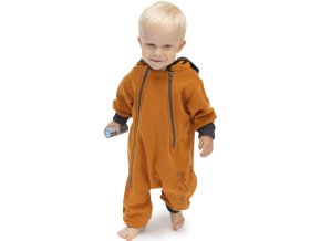 ESITO | Teplákový overal rostoucí Warmkeeper Antique gold (Velikost 56 - 62)