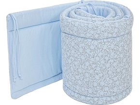 ESITO Ochranný mantinel do postýlky Zája Soft blue - 28 x 180 cm