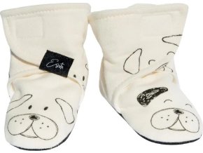 ESITO | Capáčky barefoot bavlna Tlapka (Velikost 2 - délka stélky: 12 cm)
