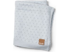 Pointelle Blanket Elodie Details - Bermuda Blue
