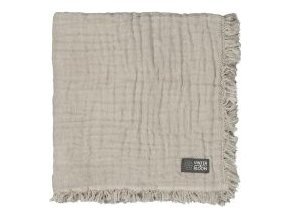 VINTER & BLOOM Deka Feather Muslin Organic Pebble Greige
