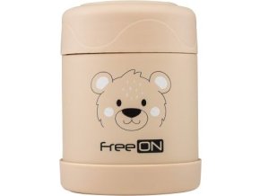 FREEON Termoska na jídlo 350 ml Bear Beige