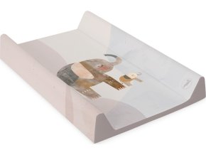 CEBA CEBA Podložka přebalovací 2-hranná s pevnou deskou (50x70) Basic Elephant Family