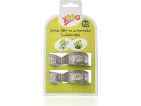 XKKO Klipy na kočárek 2ks - Metallic Silver