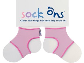 Sock Ons Baby Pink - Velikost 0-6m