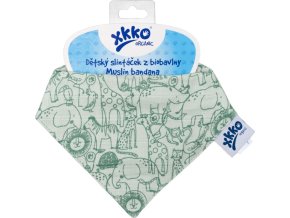 xkko organic bandana safari granite green 8594216382132 m