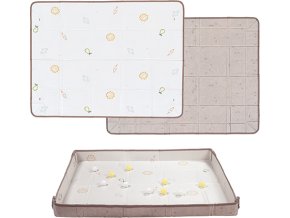 Taf Toys Hrací podložka pěnová s míčky Brown Beige