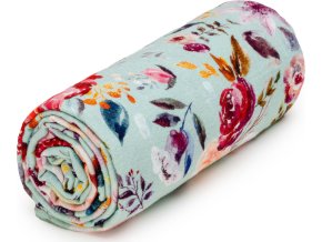 T-TOMI BIO Mušelínová osuška Flowers