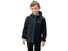 ESITO | Dětská softshellová bunda DUO Turquoise / Black (Velikost 86)