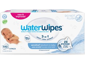 WATERWIPES 9x WATERWIPES Vlhčené ubrousky bez obsahu plastů 60 ks ( 540 ks )