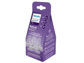 PHILIPS AVENT Philips AVENT Savička Natural Response mix 1m+,3m+,6m+, 3 ks