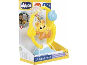 CHICCO CHICCO Hračka na jídelní židličku 2v1 Jungle Friend 6m+